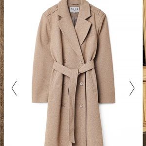 NWT NAKD Sustainable Herringbone Trenchcoat